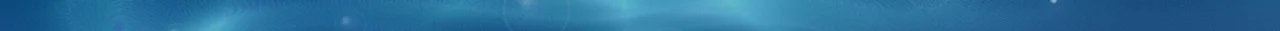 Wide thin banner of blue gradient light resembling underwater haze with faint pale streaks